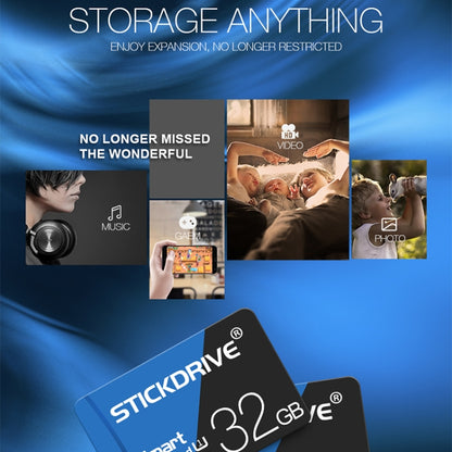 STICKDRIVE 64GB High Speed U3 Blue and Black TF(Micro SD) Memory Card - Micro SD Card by STICKDRIVE | Online Shopping UK | buy2fix