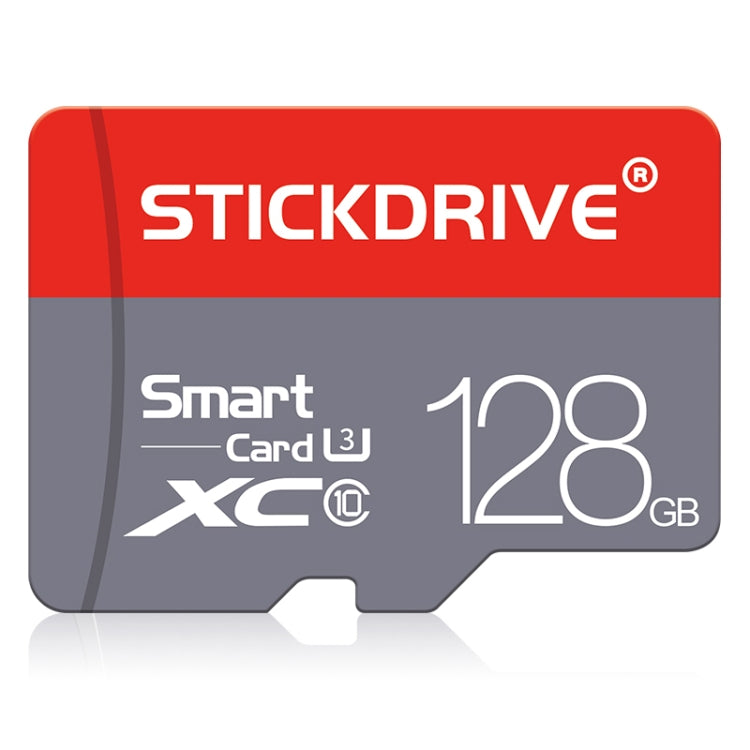 STICKDRIVE 128GB U3 Red and Grey TF(Micro SD) Memory Card - Micro SD Card by STICKDRIVE | Online Shopping UK | buy2fix