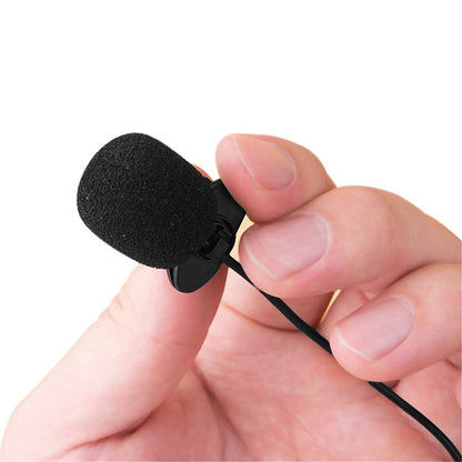 ZJ002MR Mono 3.5mm Straight Plug Car Sun Visor Wireless Interpreter Tour Guide Megaphone Lavalier Wired Microphone, Length: 3m - Consumer Electronics by buy2fix | Online Shopping UK | buy2fix