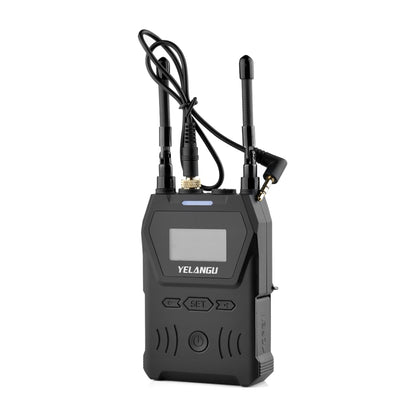 YELANGU YLG9929C MX4 Dual-Channel 100CH UHF Wireless Microphone System with Transmitter and Receiver for DSLR Cameras and Video Cameras(Black) - Camera Microphone by YELANGU | Online Shopping UK | buy2fix