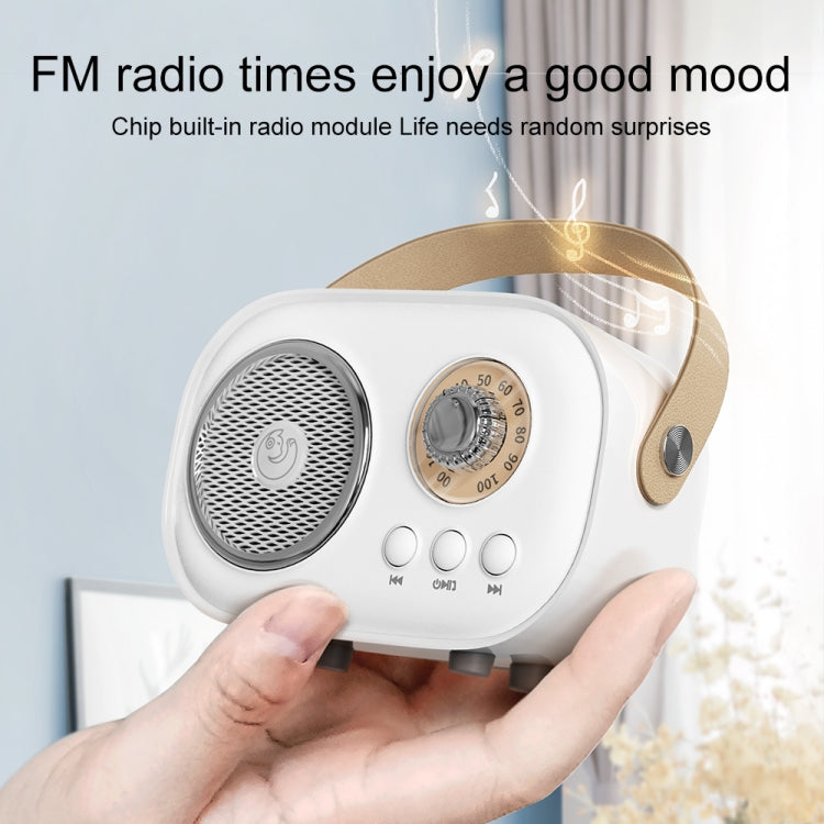 C20 Plus Multifunctional Karaoke Bluetooth Speaker With Microphone (Beige) - Microphone by buy2fix | Online Shopping UK | buy2fix