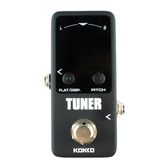 KOKKO FTN2 Guitar Mini Monoblock Effects Pedal Tuner, High Sensitivity Dual Mode Display Screen(Black) - Guitar Tuner by KOKKO | Online Shopping UK | buy2fix