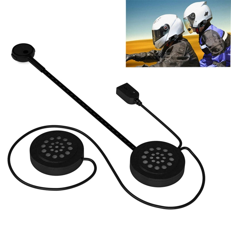 MH02 Bluetooth V4.0 Helmet Headset 5V for Motorcycle Driving with Anti-interference Microphone(Black) - Consumer Electronics by buy2fix | Online Shopping UK | buy2fix