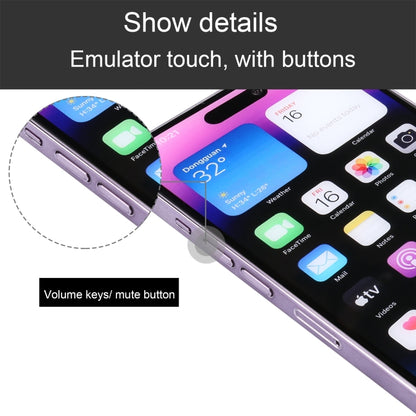 For iPhone 14 Pro Max Color Screen Non-Working Fake Dummy Display Model(Deep Purple) - For iPhone & iPad by buy2fix | Online Shopping UK | buy2fix