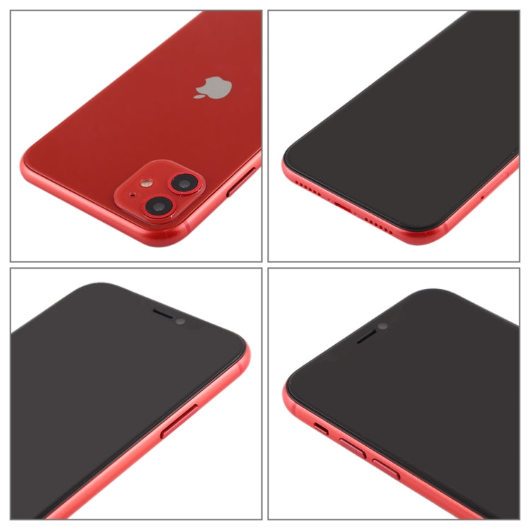 For iPhone 11 Black Screen Non-Working Fake Dummy Display Model (Red) - For iPhone & iPad by buy2fix | Online Shopping UK | buy2fix