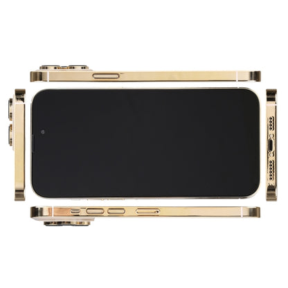 For iPhone 14 Pro Max Black Screen Non-Working Fake Dummy Display Model(Gold) - For iPhone & iPad by buy2fix | Online Shopping UK | buy2fix