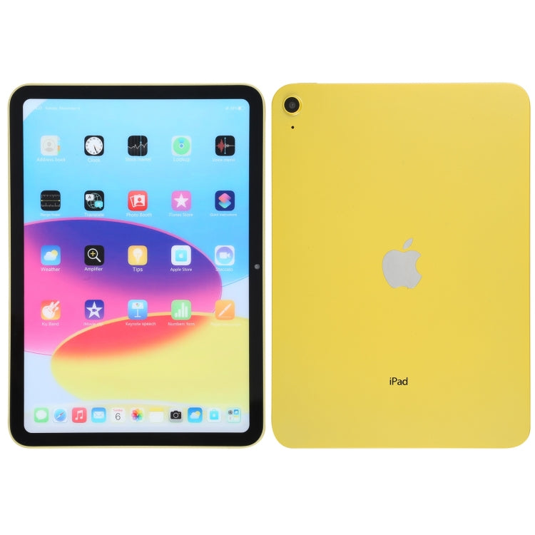 For iPad 10th Gen 10.9 2022 Color Screen Non-Working Fake Dummy Display Model (Yellow) - For iPhone & iPad by buy2fix | Online Shopping UK | buy2fix