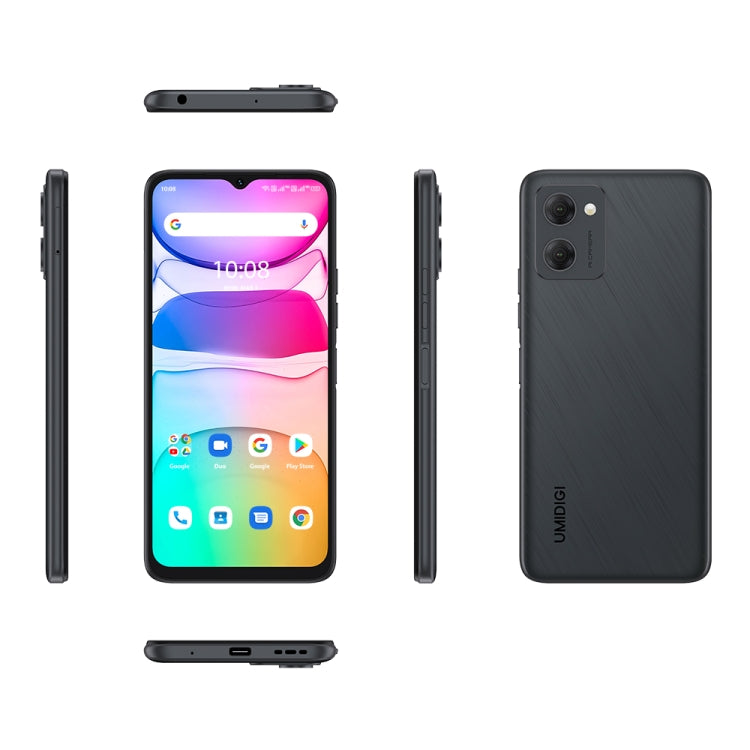 [HK Warehouse] UMIDIGI C2, 3GB+32GB, Dual Back Cameras, 5150mAh Battery, Face Identification, 6.52 inch Android 13 MTK8766 Quad Core up to 2.0GHz, Network: 4G, OTG, Dual SIM(Black) - UMIDIGI by UMIDIGI | Online Shopping UK | buy2fix