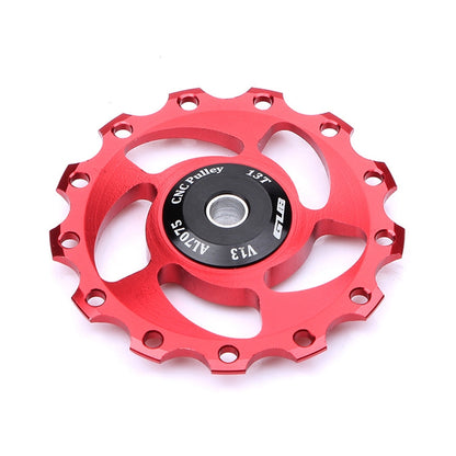GUB V13 13T Bicycle Rear Derailleur Jockey Wheel (Black Red) - Outdoor & Sports by GUB | Online Shopping UK | buy2fix