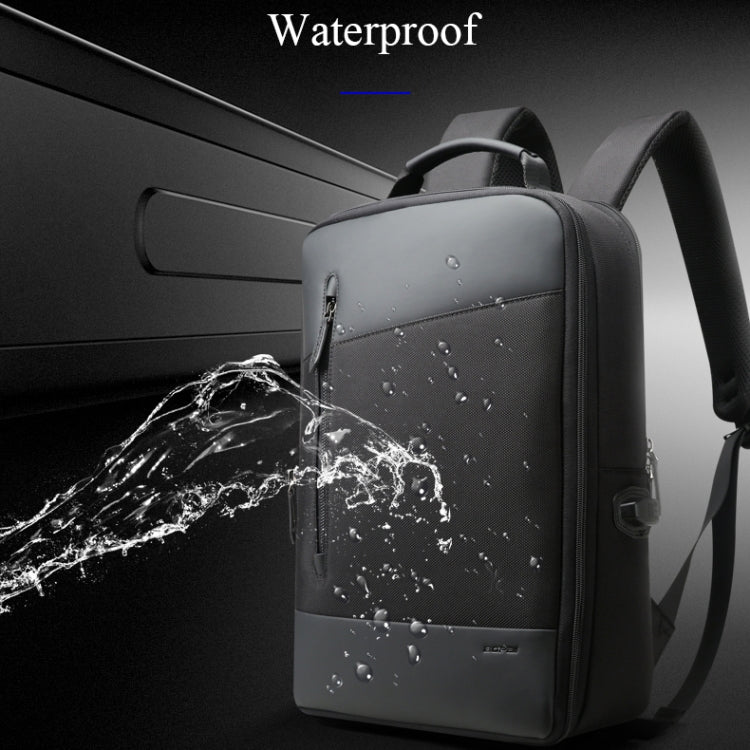 Bopai 851-009911 Business Anti-theft Waterproof Large Capacity Double Shoulder Bag,with USB Charging Port, Size: 30.5x13x45cm (Black) - 15.6 - 17 inch by Bopai | Online Shopping UK | buy2fix