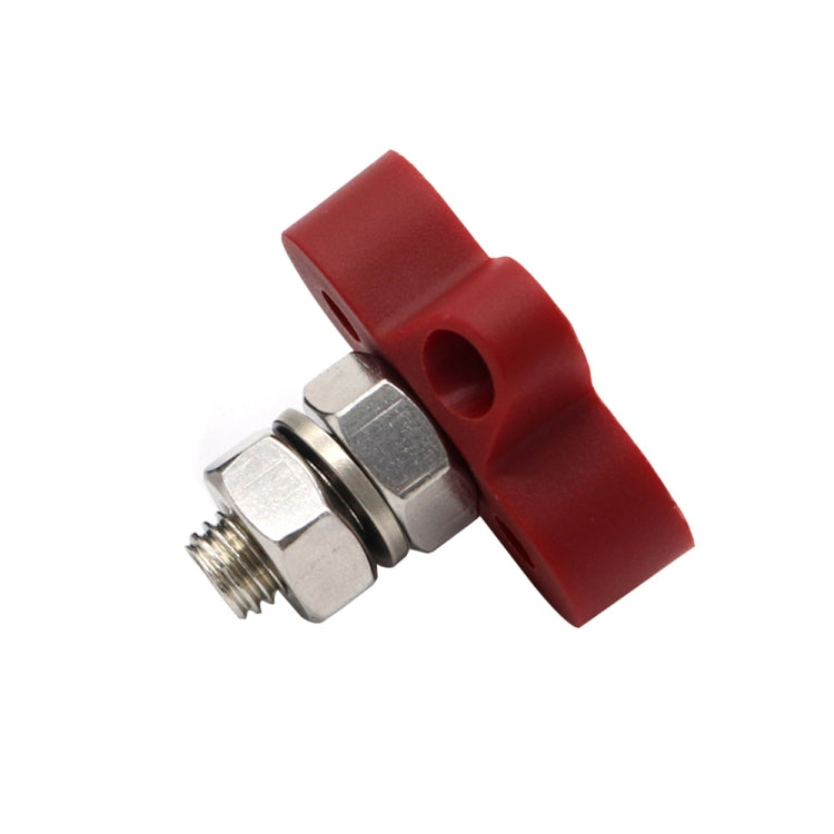 Single Heavy-Duty Terminal Studs Red M10 Bus Bar for Car / RV / Boat - In Car by buy2fix | Online Shopping UK | buy2fix