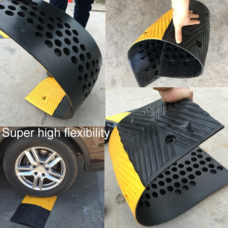 Wavy Rubber Speed Bump, Size: 100x38x5cm - Speed Bumps by buy2fix | Online Shopping UK | buy2fix