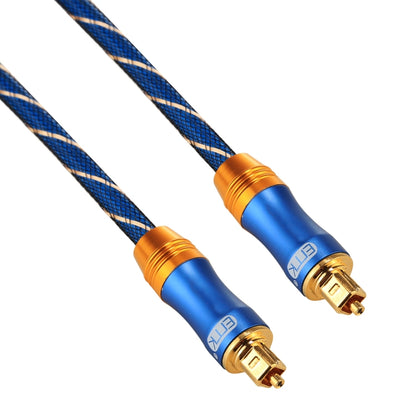 EMK LSYJ-A010 1m OD6.0mm Gold Plated Metal Head Toslink Male to Male Digital Optical Audio Cable - Audio Optical Cables by EMK | Online Shopping UK | buy2fix