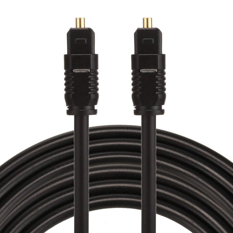 EMK 5m OD4.0mm Toslink Male to Male Digital Optical Audio Cable - Audio Optical Cables by EMK | Online Shopping UK | buy2fix