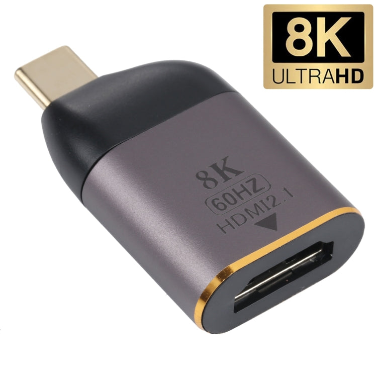 8K 60Hz HDMI Female to USB-C / Type-C Male Adapter - Computer & Networking by buy2fix | Online Shopping UK | buy2fix