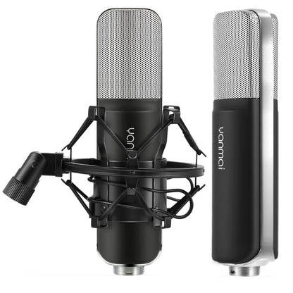 Yanmai Q8 Professional Game Condenser Sound Recording Microphone with Holder, Compatible with PC and Mac for  Live Broadcast Show, KTV, etc.(Black) - Consumer Electronics by Yanmai | Online Shopping UK | buy2fix