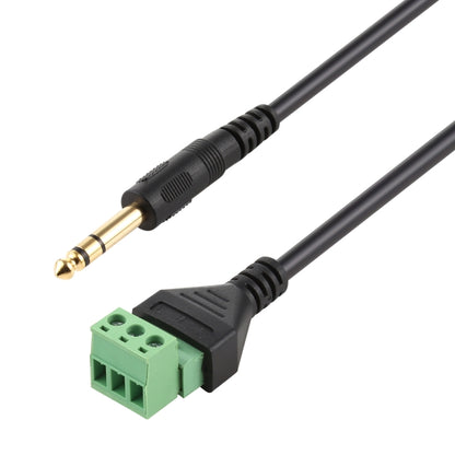 6.35mm Male to 3 Pin Pluggable Terminals Solder-free Connector Solderless Connection Adapter Cable, Length: 30cm - Microphone Audio Cable & Connector by buy2fix | Online Shopping UK | buy2fix