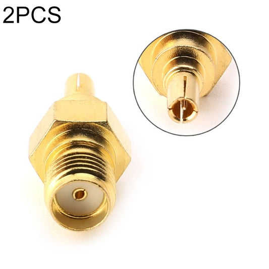 2 PCS SMA Female to CRC9 Male RF Coaxial Connector - Consumer Electronics by buy2fix | Online Shopping UK | buy2fix