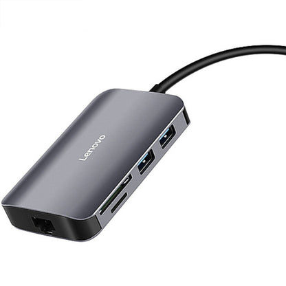 Lenovo F1-C08 8 In 1 Type-C / USB-C to HDMI Multi-function Converter Hub - USB HUB by Lenovo | Online Shopping UK | buy2fix