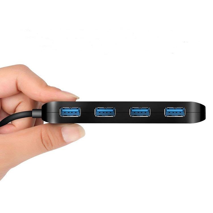 High Speed 4 x USB 3.0 to USB-C / Type-C HUB with Switch (Black) - Computer & Networking by buy2fix | Online Shopping UK | buy2fix