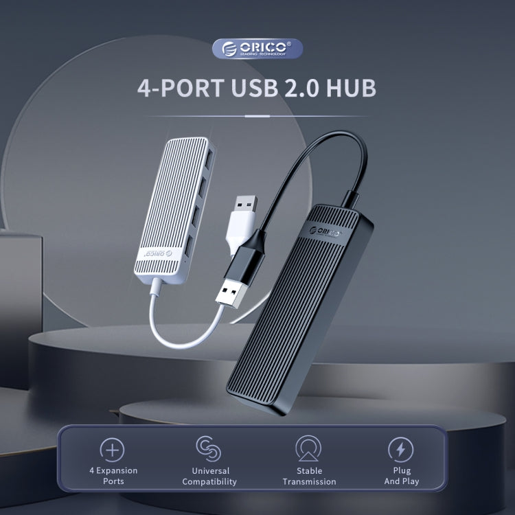 ORICO FL02 480Mbps 4 Ports USB 2.0 HUB (White) -  by ORICO | Online Shopping UK | buy2fix