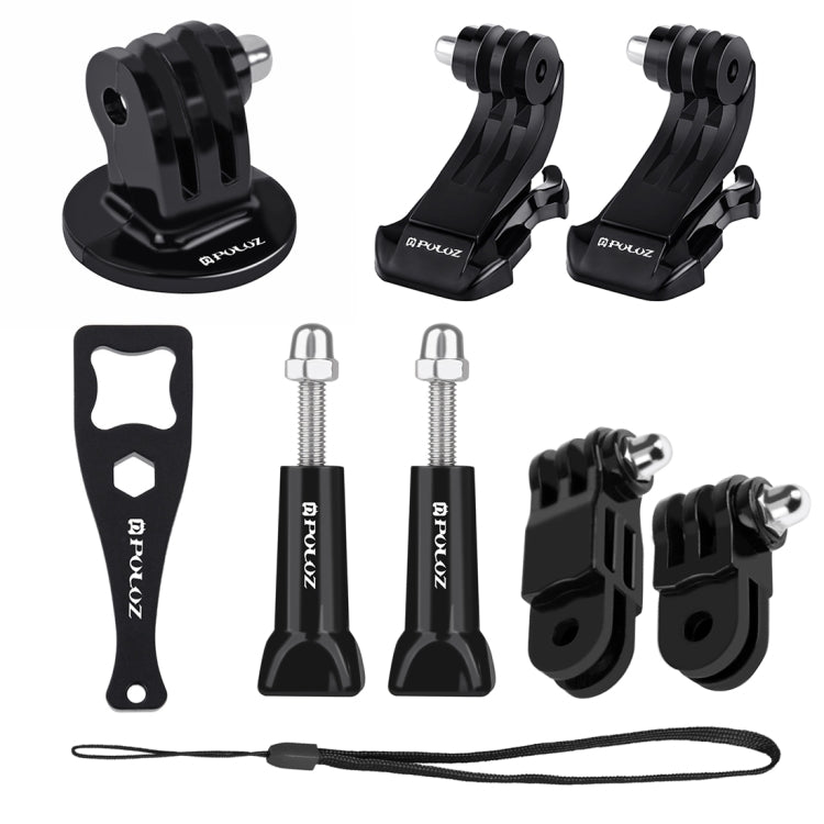 PULUZ 20 in 1 Accessories Combo Kits (Chest Strap + Head Strap + Suction Cup Mount + 3-Way Pivot Arm + J-Hook Buckles + Extendable Monopod + Tripod Adapter + Bobber Hand Grip + Storage Bag + Wrench) for GoPro, Insta360, DJI and Other Action Cameras -  by PULUZ | Online Shopping UK | buy2fix