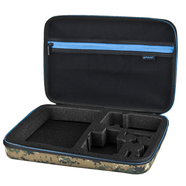 PULUZ Camouflage Pattern Waterproof Carrying and Travel Case for for GoPro Hero11 Black / HERO10 Black / HERO9 Black / HERO8 Black / HERO7 /6 /5 /5 Session /4 Session /4 /3+ /3 /2 /1, DJI Osmo Action  ... Cameras Accessories, Large Size: 32cm x 22cm x 7cm - DJI & GoPro Accessories by PULUZ | Online Shopping UK | buy2fix