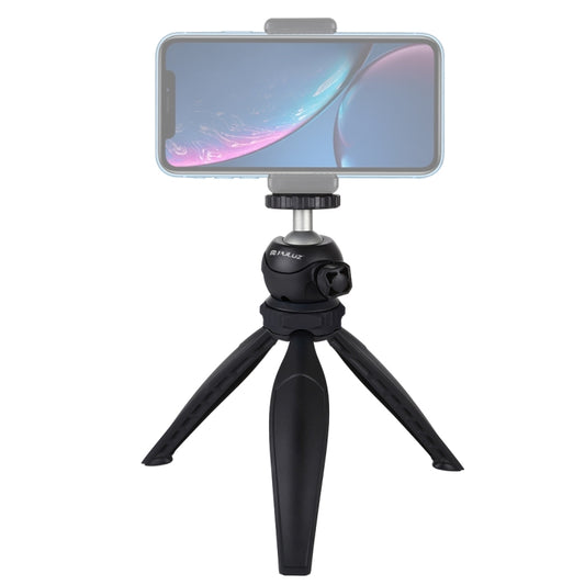 PULUZ 20cm Pocket Plastic Tripod Mount with 360 Degree Ball Head for Smartphones, GoPro, DSLR Cameras(Black) - Camera Accessories by PULUZ | Online Shopping UK | buy2fix