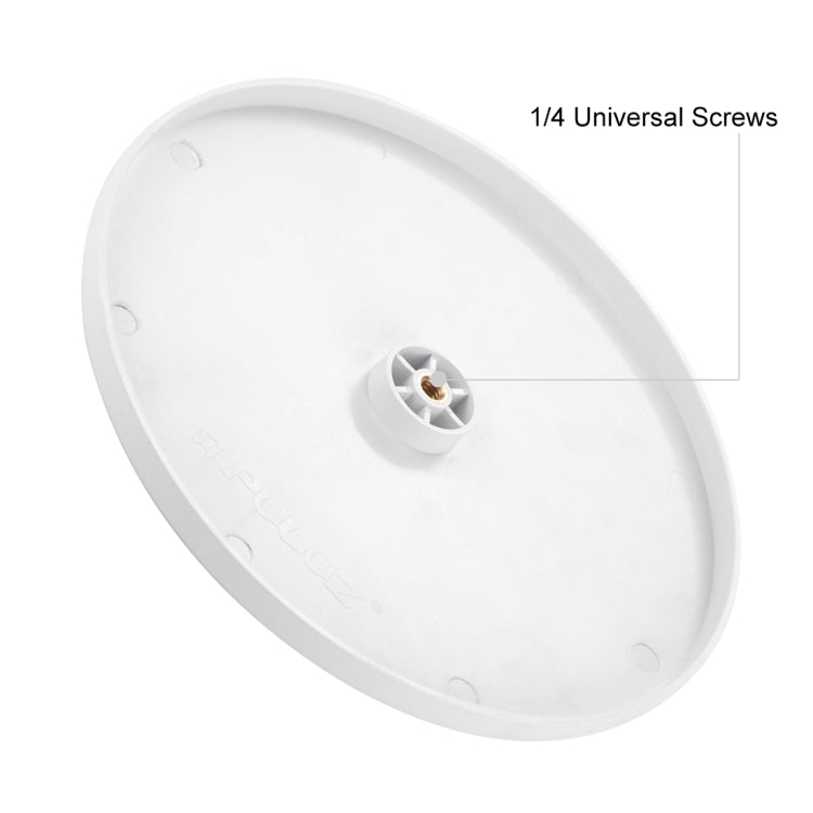 PULUZ 1/4 Screw interface Round Tray(Diameter: 18cm/7inch) - Camera Accessories by PULUZ | Online Shopping UK | buy2fix