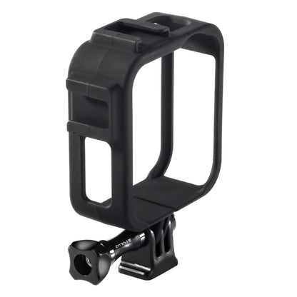 PULUZ ABS Plastic Shockproof Side Frame Mount Protective Case with Base & Long Screw for GoPro Max(Black) - DJI & GoPro Accessories by PULUZ | Online Shopping UK | buy2fix