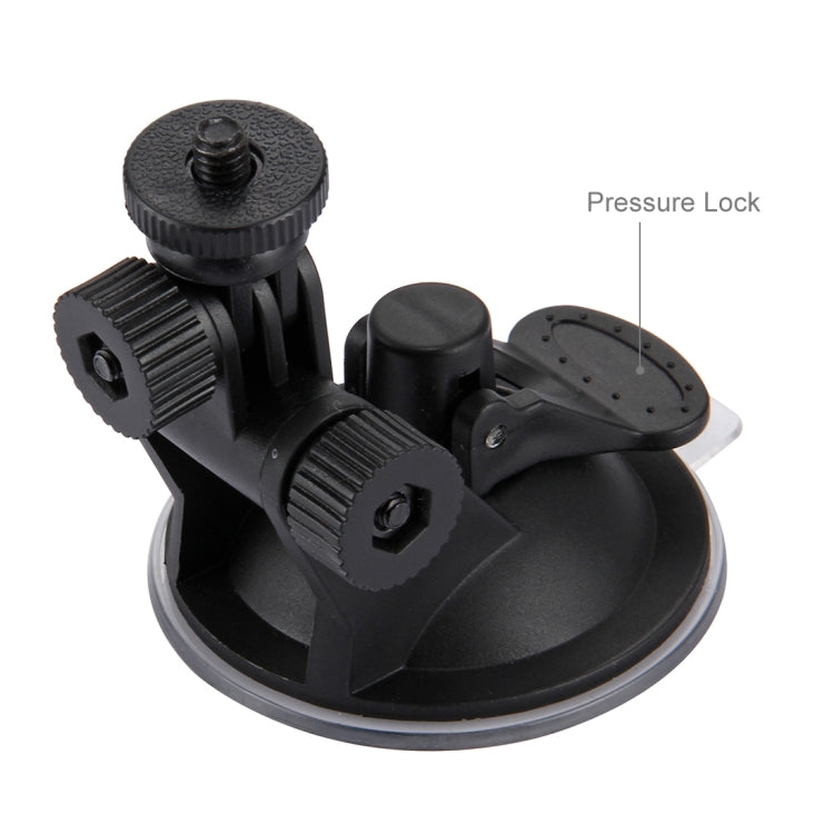 PULUZ Car Suction Cup Mount with Screw & Tripod Mount Adapter & Storage Bag for GoPro, Insta360, DJI and Other Action Cameras - Holder by PULUZ | Online Shopping UK | buy2fix