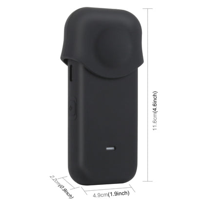 PULUZ Full Body Dust-proof Silicone Protective Case for Insta360 ONE X2 (Black) - DJI & GoPro Accessories by PULUZ | Online Shopping UK | buy2fix