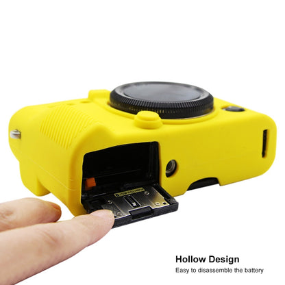 PULUZ Soft Silicone Protective Case for FUJIFILM XT10(Yellow) - Camera Accessories by PULUZ | Online Shopping UK | buy2fix