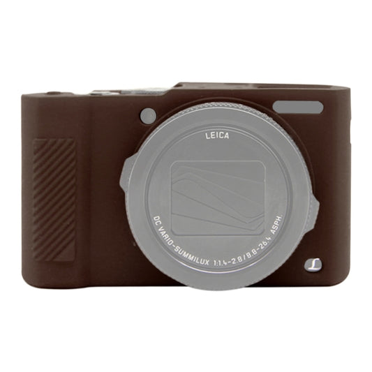 PULUZ Soft Silicone Protective Case for Panasonic Lumix  LX10 (Coffee) - Camera Accessories by buy2fix | Online Shopping UK | buy2fix