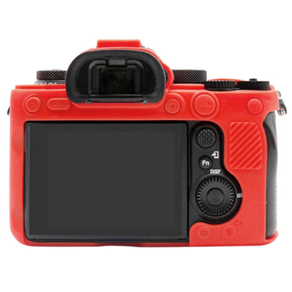 PULUZ Soft Silicone Protective Case for Sony ILCE-9M2/ Alpha 9 II / A92(Red) - Camera Accessories by PULUZ | Online Shopping UK | buy2fix