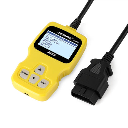 OBDMATE OM500 OBDII / EOBD / JOBD Code Reader(Yellow) - In Car by buy2fix | Online Shopping UK | buy2fix