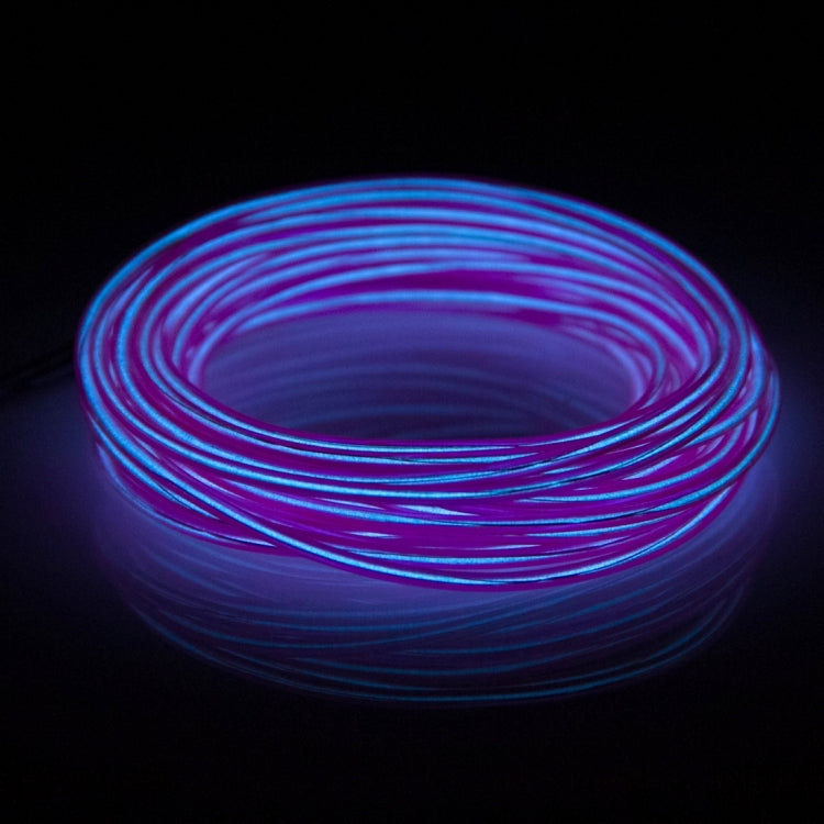 Waterproof Round Flexible Car Strip Light with Driver for Car Decoration, Length: 5m(Purple) - Atmosphere lights by buy2fix | Online Shopping UK | buy2fix