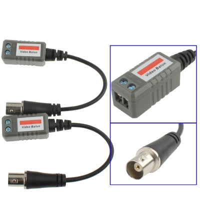 2 PCS 1 Channel Passive Video Transceiver - Security by buy2fix | Online Shopping UK | buy2fix