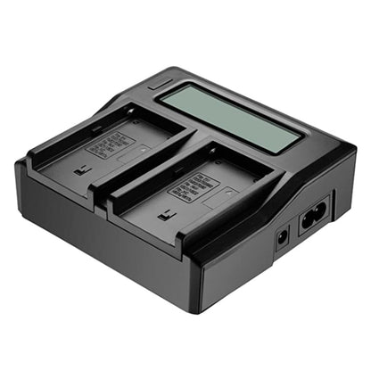 Dual Channel LCD Display Digital Battery Charger with USB Port for Sony BP-U30 / U60 / U90 Battery, Compatible with Sony EX260 / EX280 / FS7 - Camera Accessories by buy2fix | Online Shopping UK | buy2fix