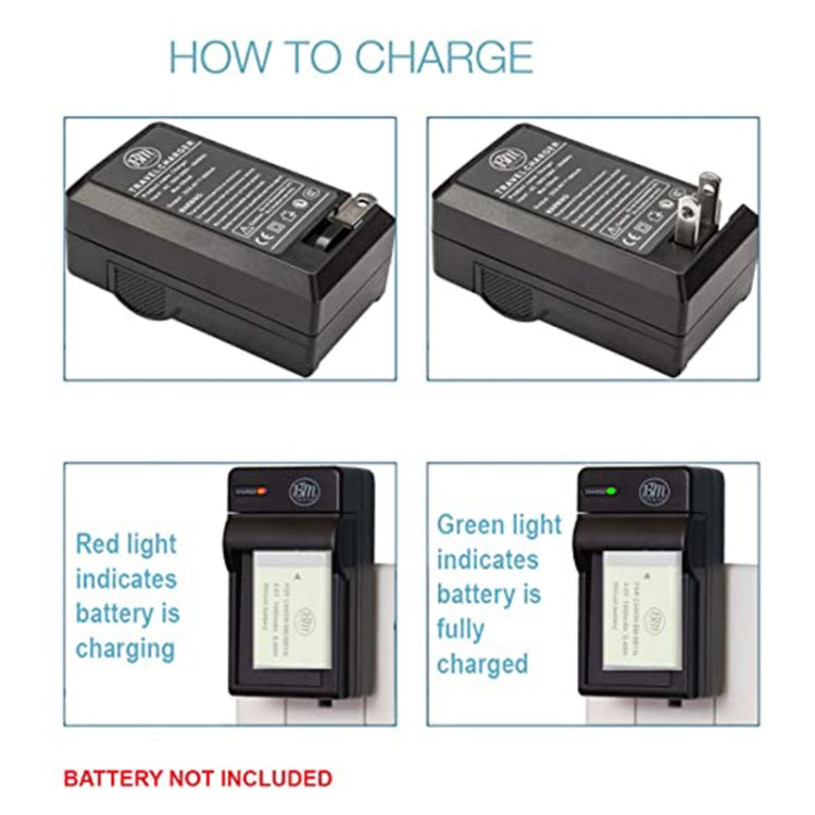 Digital Camera Battery Charger for Panasonic V610/V620/V14/V26(Black) - Camera Accessories by buy2fix | Online Shopping UK | buy2fix