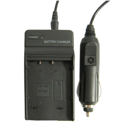 Digital Camera Battery Charger for CASIO CNP-60(Black) - Battery Car Charger by buy2fix | Online Shopping UK | buy2fix