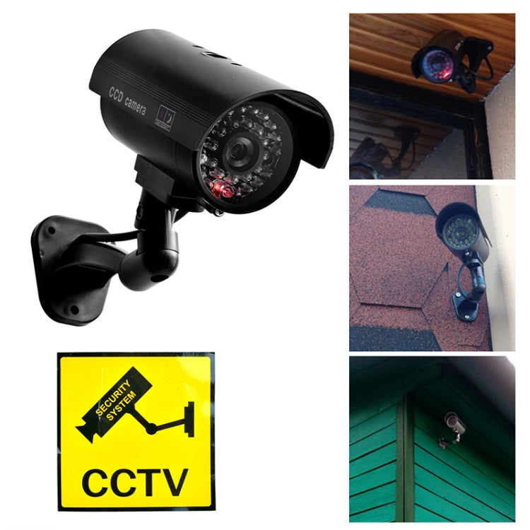 Realistic Looking Dummy Camera with Blinking LED Light - Security by buy2fix | Online Shopping UK | buy2fix
