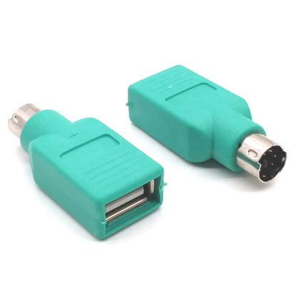 10 pcs USB Female to PS Male Convertor Plug -  by buy2fix | Online Shopping UK | buy2fix