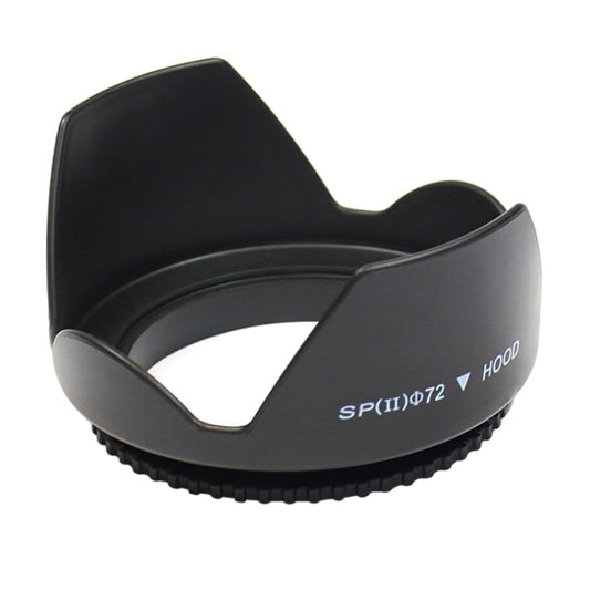 72mm Lens Hood for Cameras(Screw Mount)(Black) - Camera Accessories by buy2fix | Online Shopping UK | buy2fix