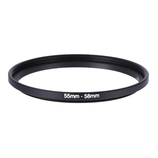 55mm-58mm Lens Stepping Ring(Black) - Camera Accessories by buy2fix | Online Shopping UK | buy2fix
