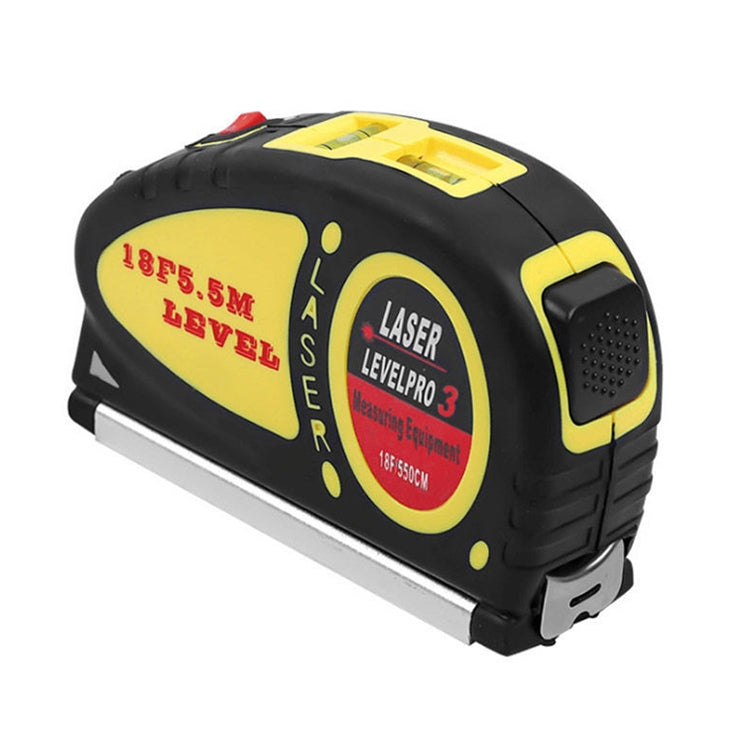 Laser Level with Tape Measure Pro (550cm), LV-05(Yellow) - Consumer Electronics by buy2fix | Online Shopping UK | buy2fix