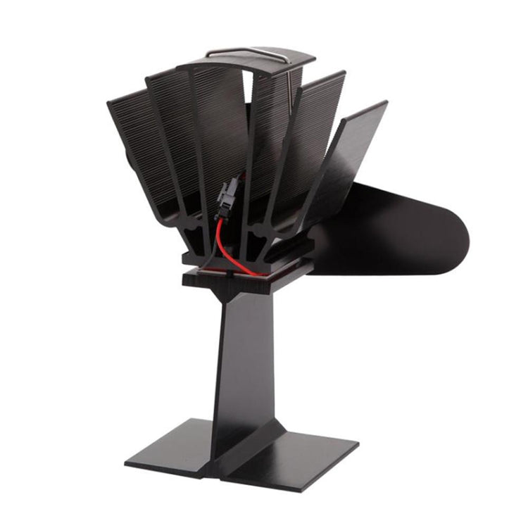 YL501 Eco-friendly Heat Powered Stove Fan for Wood / Gas / Pellet Stoves(Silver) - Consumer Electronics by buy2fix | Online Shopping UK | buy2fix