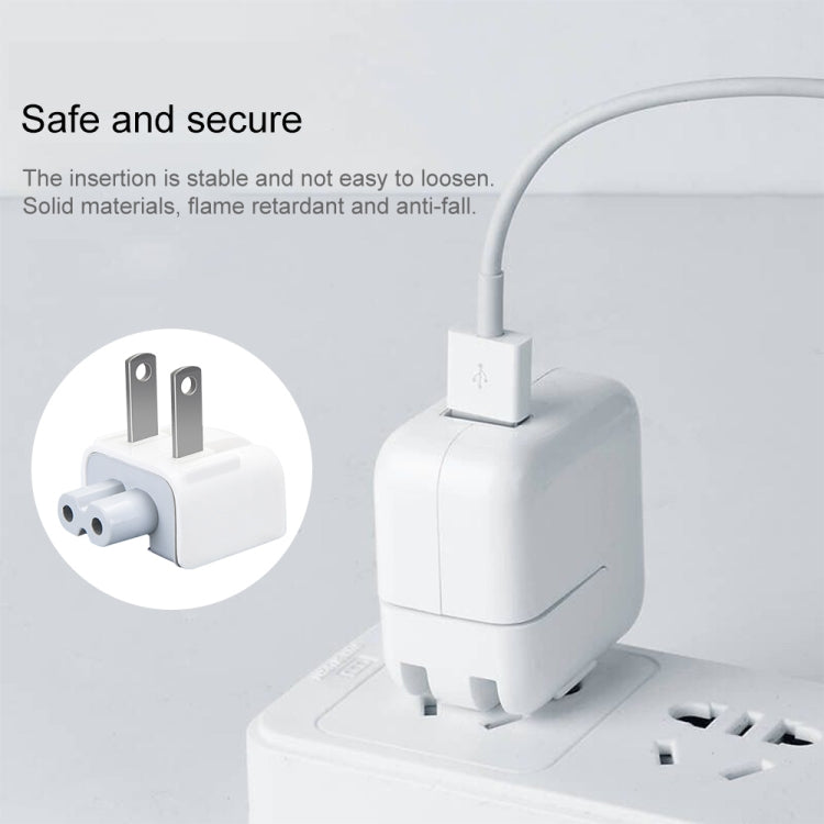 Travel Power Adapter Charger, US Plug(White) - USB Charger by buy2fix | Online Shopping UK | buy2fix