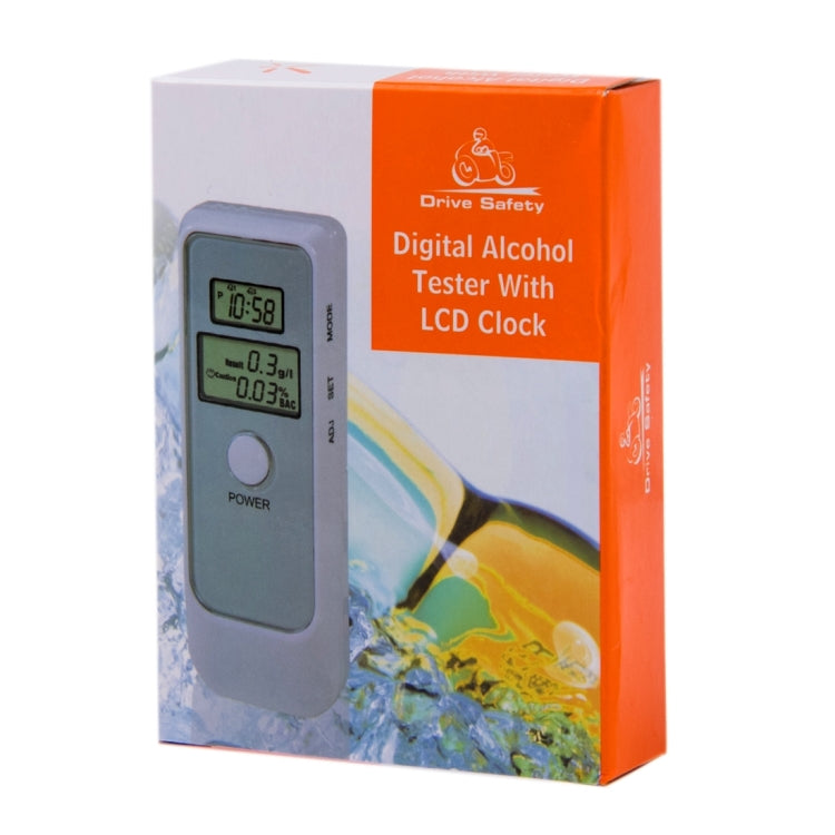 Dual Digital Breath Alcohol Tester with Lanyard - Breath Alcohol Tester by buy2fix | Online Shopping UK | buy2fix
