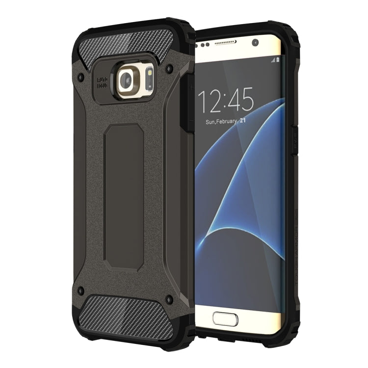 For Galaxy S7 Edge / G935 Tough Armor TPU + PC Combination Case (Black) - Samsung Accessories by buy2fix | Online Shopping UK | buy2fix